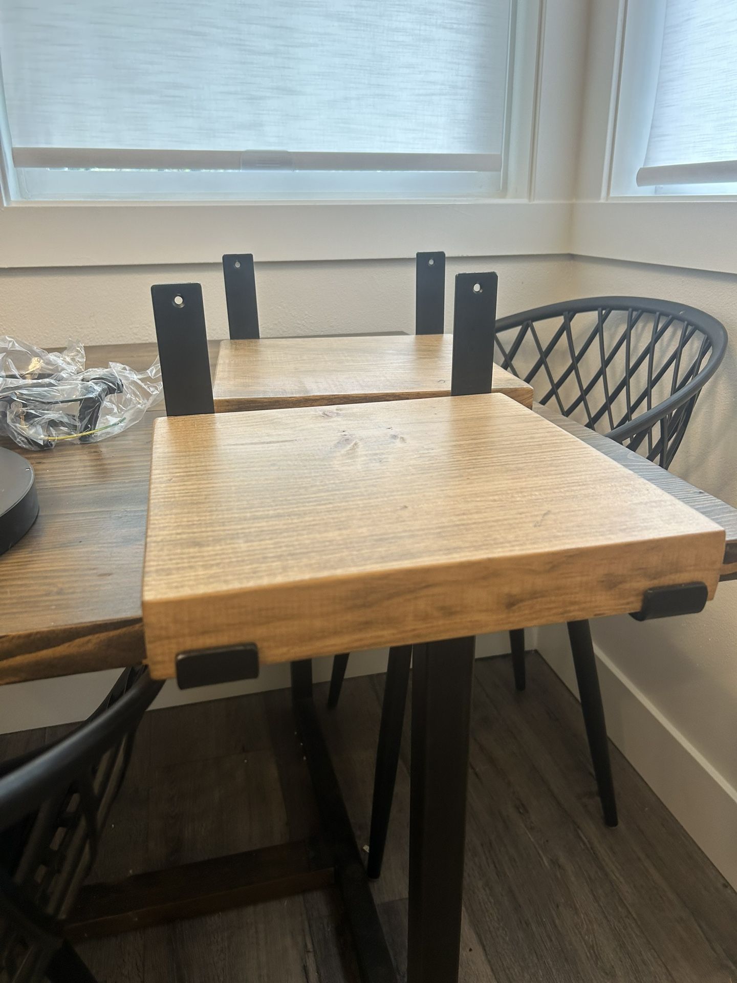 12” x 12” Shelves With Metal Brackets