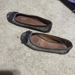  Coach Saundra Flats Brown 