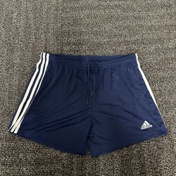 adidas Women's Sideline 21 Training Navy Short Knit Sz L