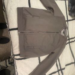 NICE LIGHT JACKET GREY MENS LARGE 