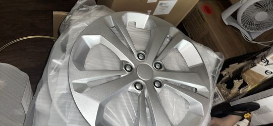 17 Inch ABS Hubcaps for 2024-2026 Chevrolet Trax LS, Fits OEM Steel Wheel #(contact info removed)1, Direct Replacem