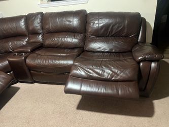 Reclining Leather Sectional