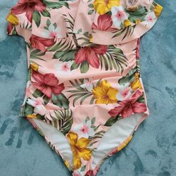Kona Sol Swimsuit 1 Piece Brand New L 12-14