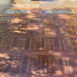 10' By 8' Garage Door Insulated REDUCED FOR QUICK SALE