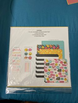 Scrapbooking all smiles collection kit from paper studio