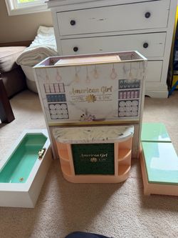 American Girl Hotel & Spa Playset – Large Set with Accessories – $175