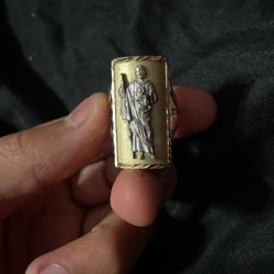 san judas gold ring