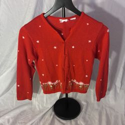 Floral Embroidered Women's Sweater