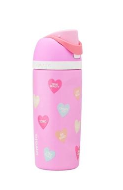 Owala 16oz Valentine's Day Sweetie Stainless Steel Water Bottle - Pink