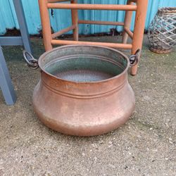 vintage copper pot 