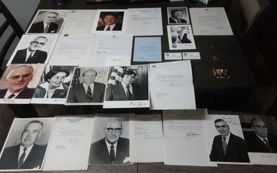 RARE PRIVATE ESTATE POLITICAL AUTOGRAPH COLLECTION