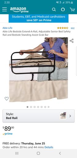 Extendable Bed Rail