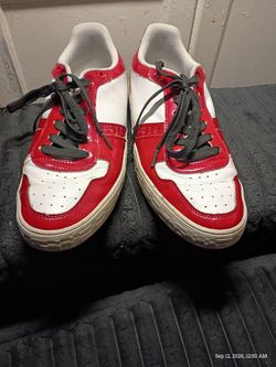 Guess Low-Top Sneakers Red and White