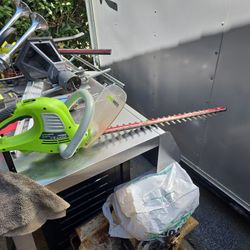 Green Works Corded Hedge Trimmer