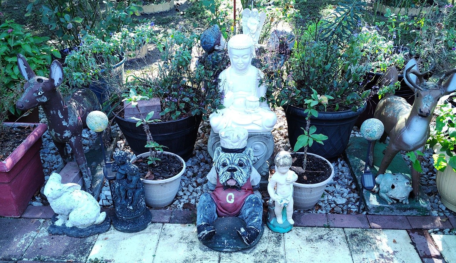 Cast Iron Statue 