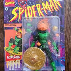 marvel legends series spiderman jack o lantern
