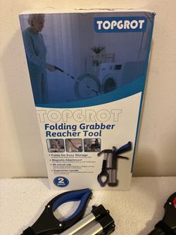 Topgrot Folding Grabber Reacher Tool 2-Pack