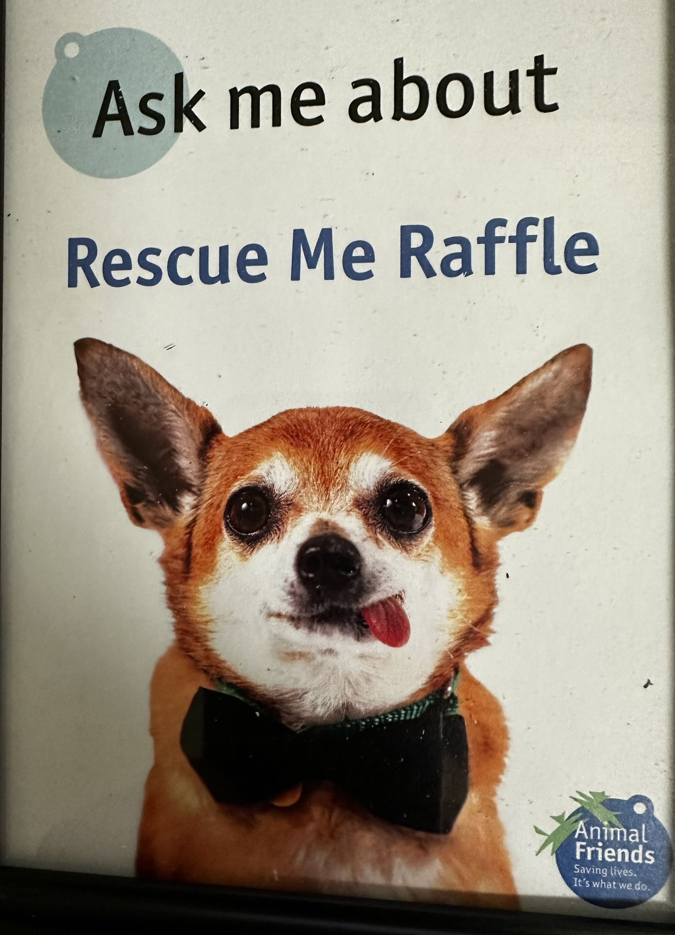 Huge Opportunity To Help!! Rescue Me Raffle - Animal Friends