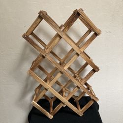 Unique Lightweight Wooden Wine Rack 