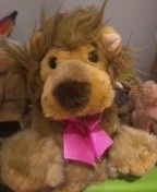 Adorable stuffed lion