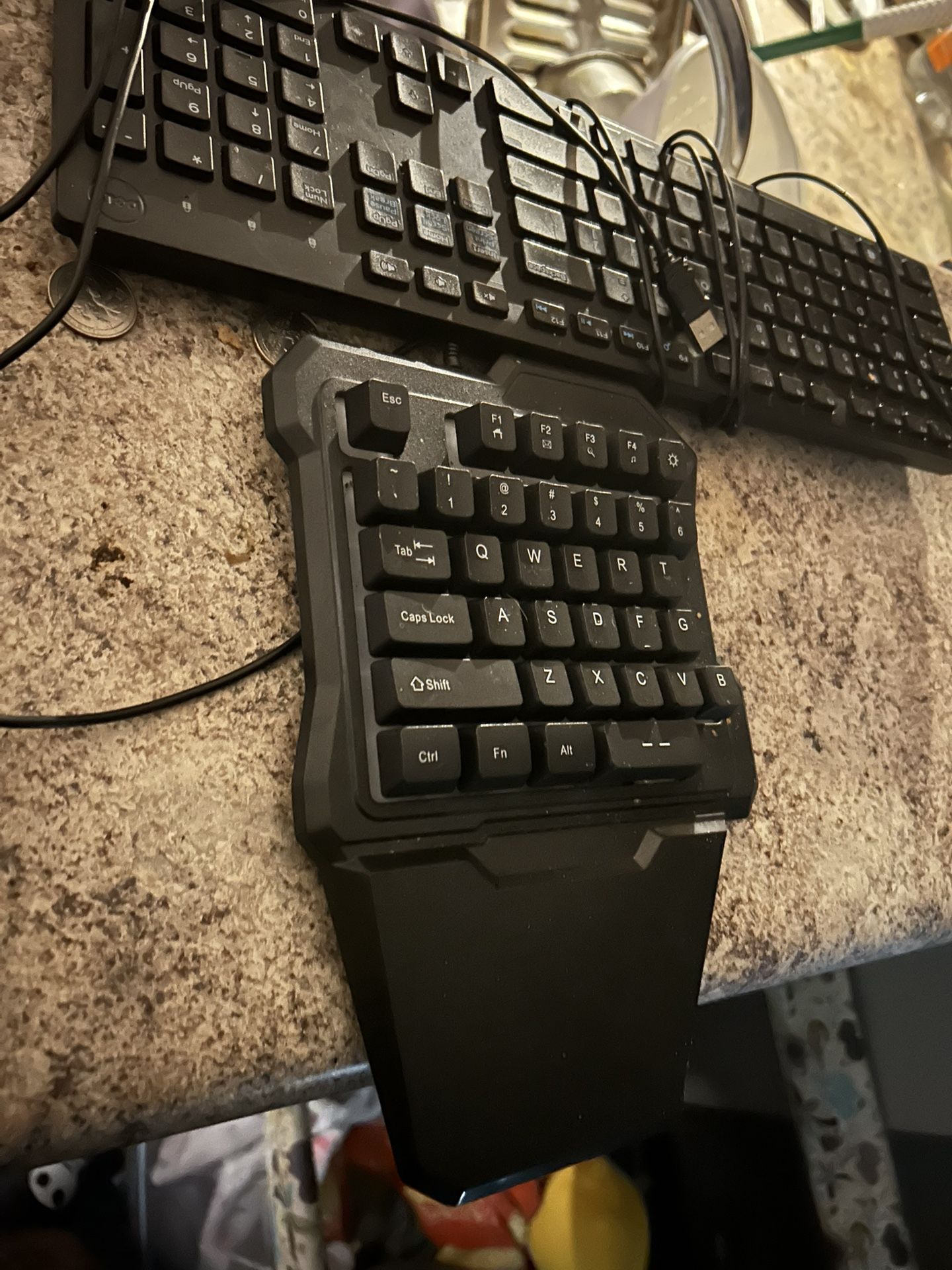 Colorful Keyboard And Regular One