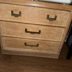 Solid Wood 3 Drawer Dresser 