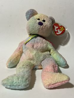 Ty Beanie Baby – Groovy Bear (Tie-Dye Edition)