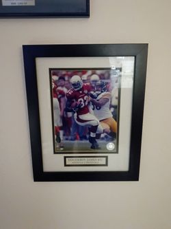 Edgerrin James Arizona Cardinals framed photo