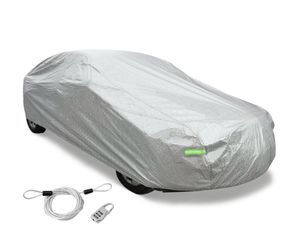 IcarCover universal sedan car, cover w Cable and Lock