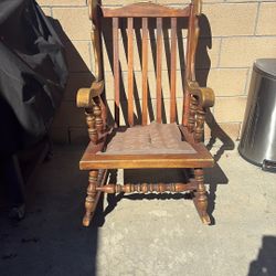 Vintage Rocking Chair Ready To Restore
