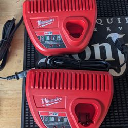 Milwaukee M12 Chargers - Brand New!  (2 available)