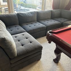 Modern Gray Couch 