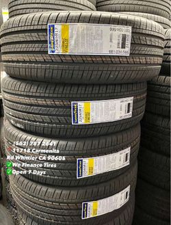 225/65R17 Goodyear Finnesse Set of Tires Installed and Balanced Set de Llantas Nuevas Instaladas y Balanceadas