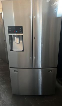 Samsung 3 Door Stainless Steel Refrigerator With Water and Ice Maker
