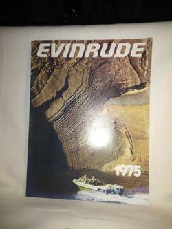 Vintage EVINRUDE Outboard Boat Motor Sales Brochure Booklet Book item # 3630 FREE SHIPPING