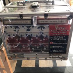 Vegas brand casino style poker set