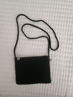 The Sak Black Crochet Crossbody Bag