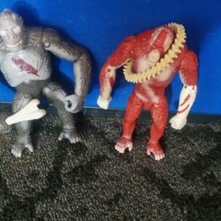King Kong Movie Set Of 2 Figures New Condition