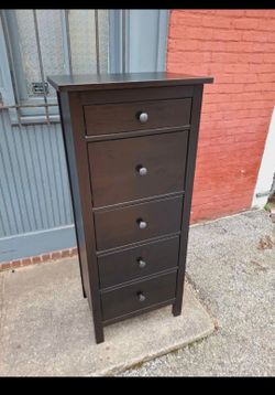 Slim Black Tall Dresser. Delivery Available!