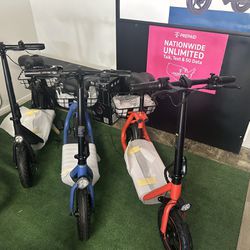 Electric Scooter With Seat 
