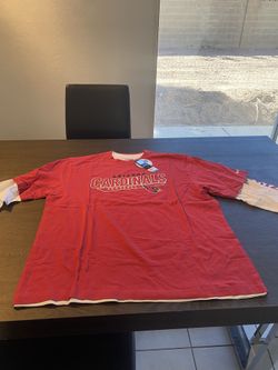 New Reebok NFL Arizona Cardinals Long Sleeve Shirt 3 In 1 Combo Pack