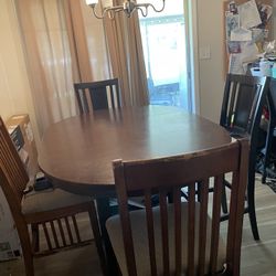 Solid Wood High Top Table With Chairs 
