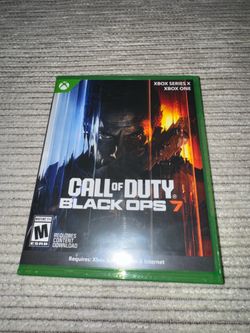 Call of Duty: Black Ops 7 (Xbox Series X / Xbox One) – $35 OBO Like new condition. Includes original case and disc. Works great. Asking $35 or best of