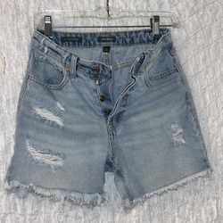wild fable: super high rise cut off shorts, Button Fly, Cotton, Size: 0