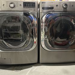 LG WM8100HVA washer and DLEX8100V dryer