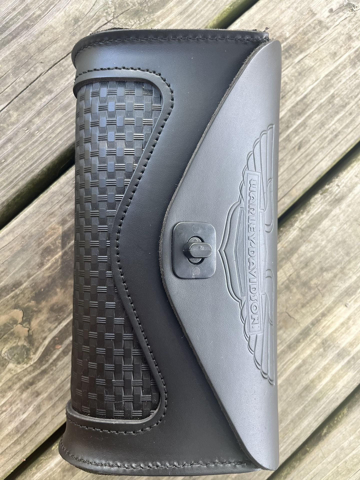 Harley Davidson Leather Windshield Bag