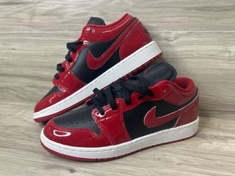 Air Jordan 1 Low Se Patent Bred Gs HV4396-006 Size 6.5Y (PO1027361)