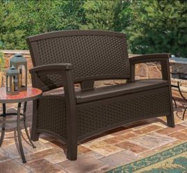 Large storage bench