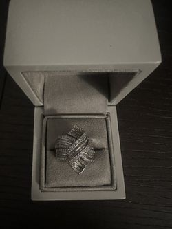 Sterling Silver Cluster Ring