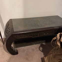Asian Carved Table (3.5’ X 1.5’)